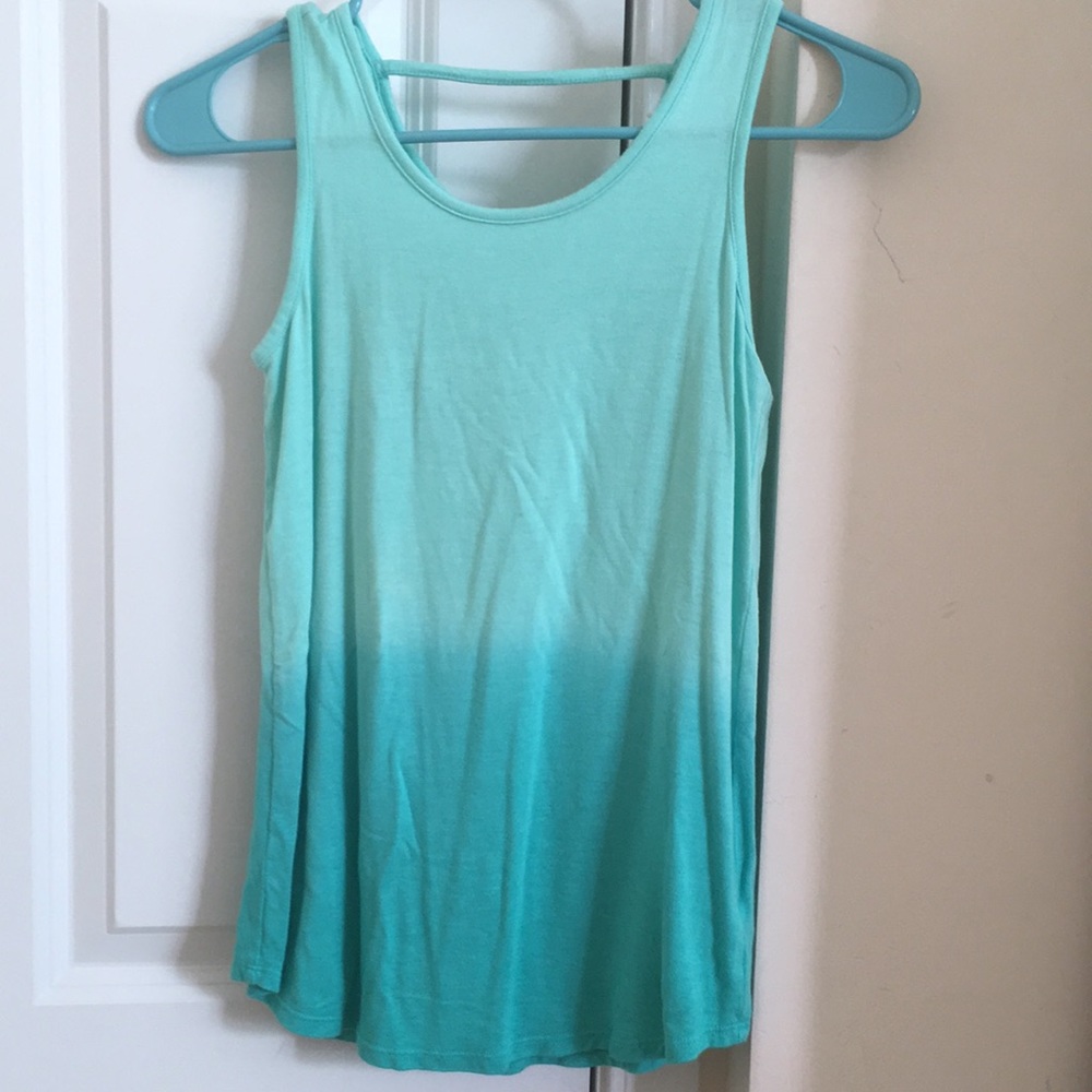Blue ombré tank top girls from justice